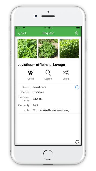 FlowerChecker, plant identify Captura de pantalla de la aplicación #2