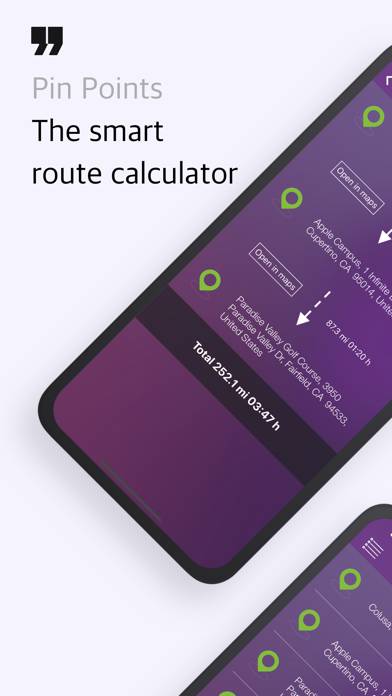 Pin Points Distance Calculator App-Screenshot #1
