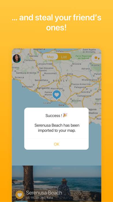 Mapstr Schermata dell'app #5