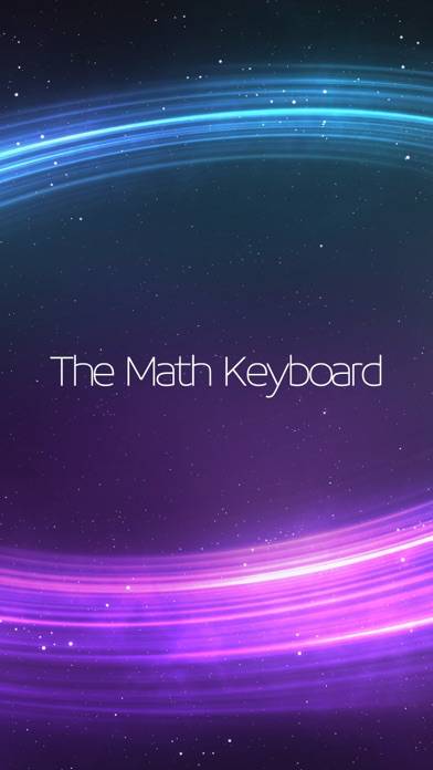 The Math Keyboard Capture d'écran de l'application #1