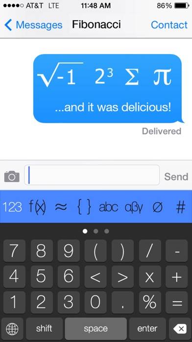 The Math Keyboard App screenshot #2