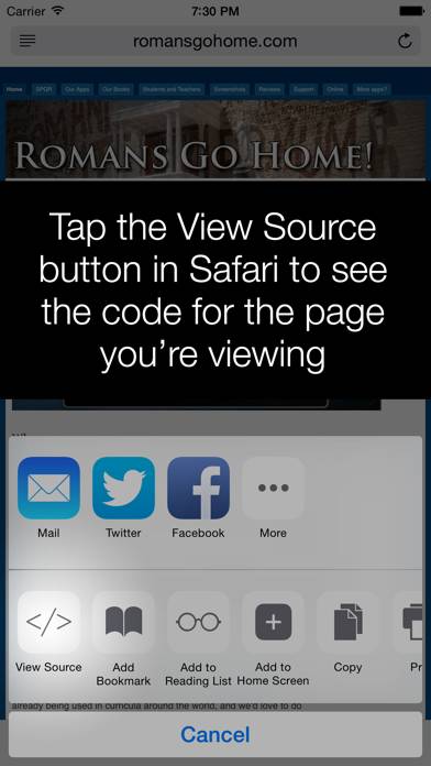 View Source – HTML, JavaScript and CSS App preview #2
