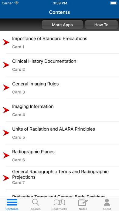 Radiographic Positioning Cards App screenshot