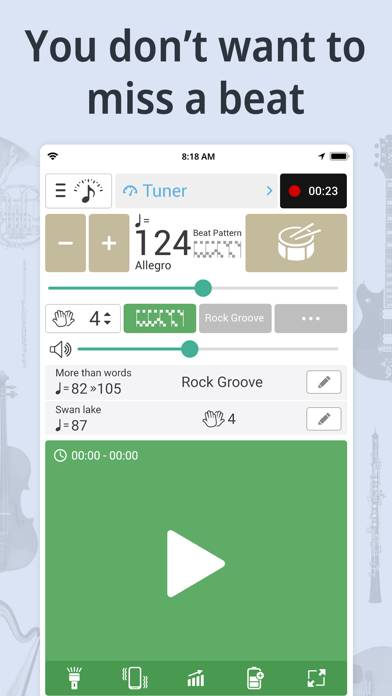 Tuner & Metronome -Soundcorset Capture d'écran de l'application #6