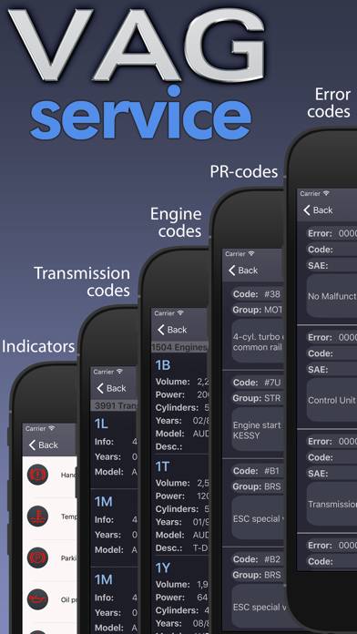 VAG service Captura de pantalla de la aplicación #1