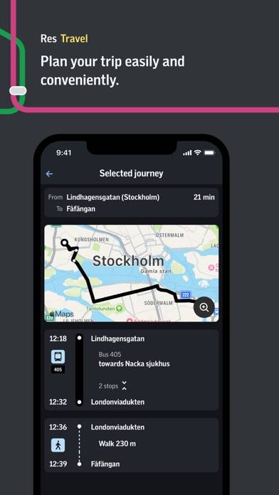 SL-Journey planner and tickets App skärmdump #3