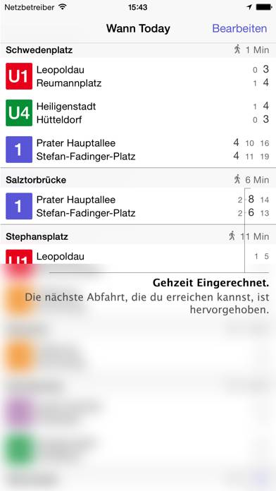 Wann Today App-Screenshot
