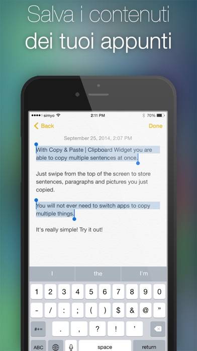 Clipboard Plus | Copy Widget Captura de pantalla de la aplicación #2