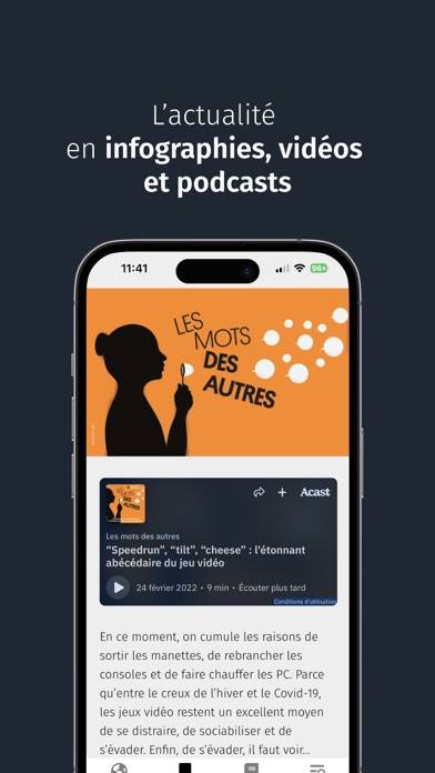 Courrier international App screenshot