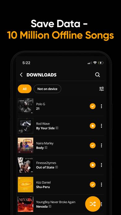 Audiomack App skärmdump #2
