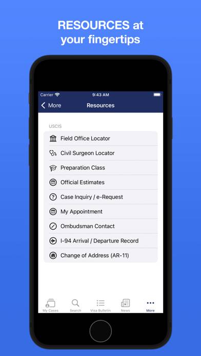 Case Tracker for USCIS & NVC App screenshot