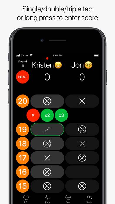 Dart Scoreboard Pro App-Screenshot #2