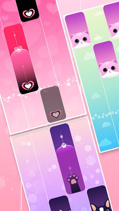 Pink Tiles: Piano Game Captura de pantalla de la aplicación #2