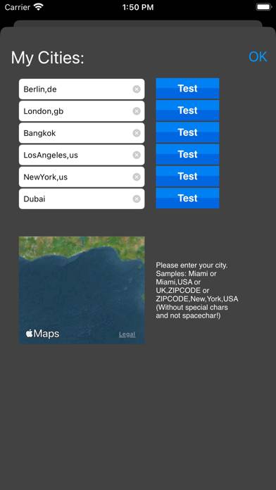 Weather Globe Pro 3D Schermata dell'app #4