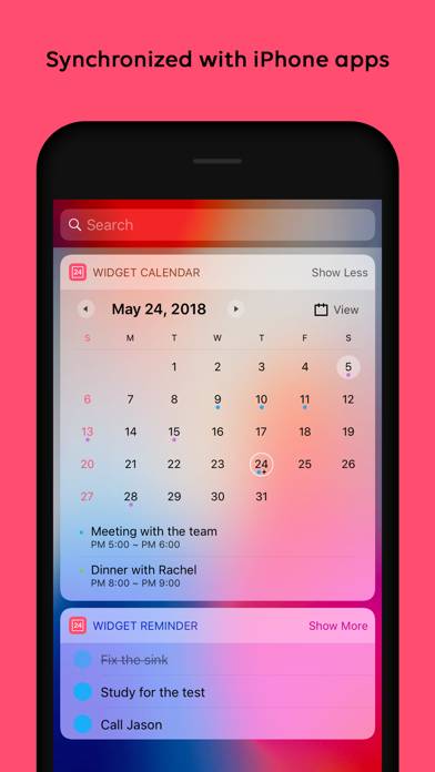 Widget Calendar Captura de pantalla de la aplicación #2