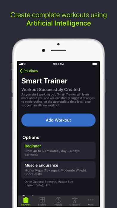 SmartGym: Gym & Home Workouts App screenshot #2