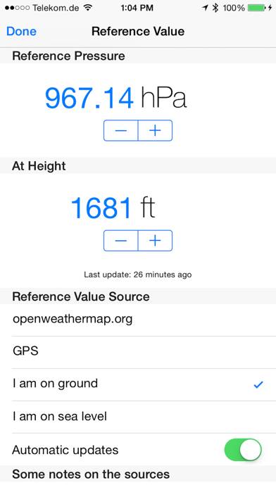 Barometer and Altimeter Captura de pantalla de la aplicación #2