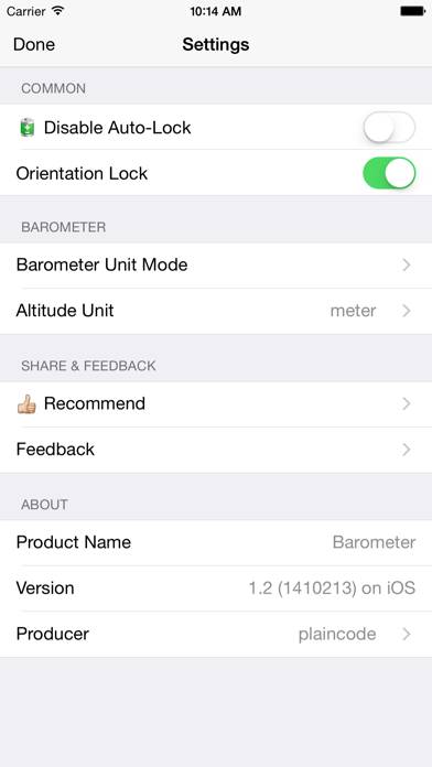 Barometer and Altimeter App screenshot #5