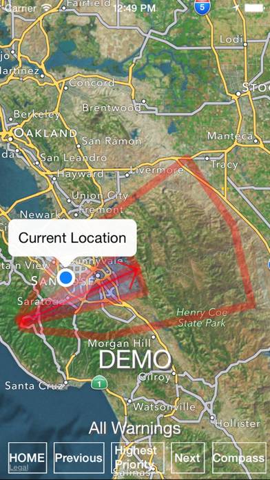 WeathAware Plus App screenshot