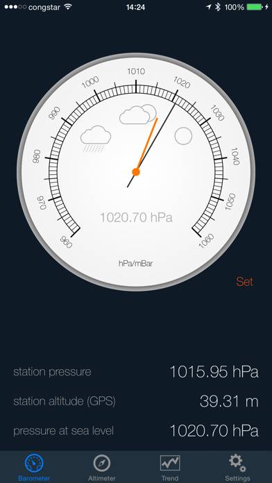 Barometer & Altimeter Pro App screenshot #1