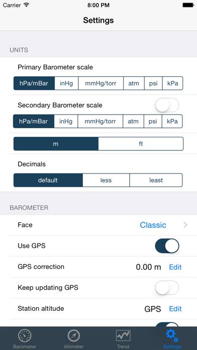 Barometer & Altimeter Pro Captura de pantalla de la aplicación #4