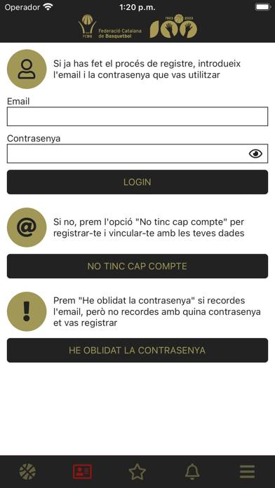 Bàsquet Català Captura de pantalla de la aplicación #2