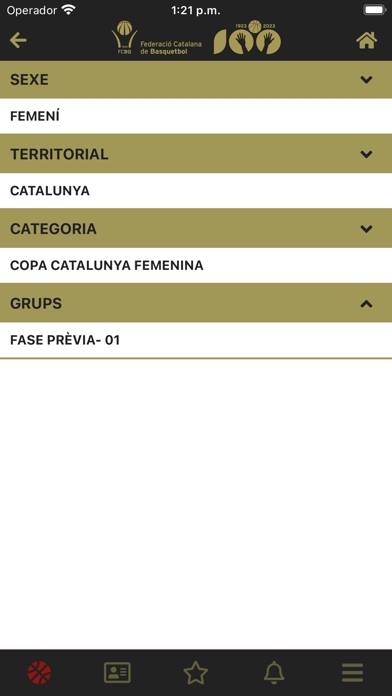 Bàsquet Català Captura de pantalla de la aplicación #4