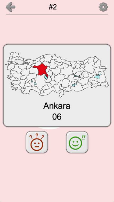 Provinces of Turkey Скриншот приложения #2