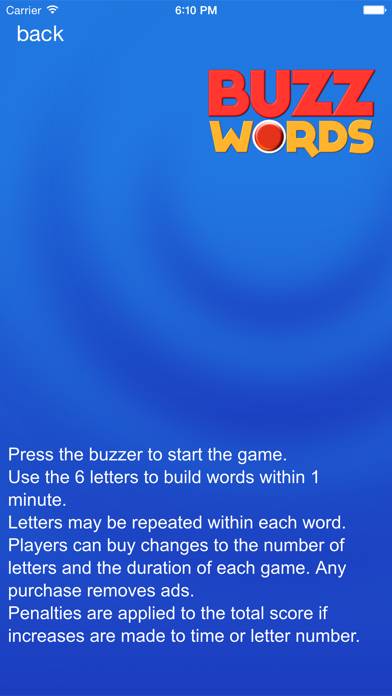 Buzz Words App screenshot #2