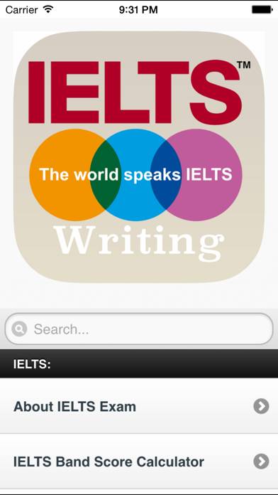 IELTS Writing Essays & Calc Captura de pantalla de la aplicación #1
