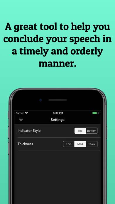 Speech Timer Visual App screenshot