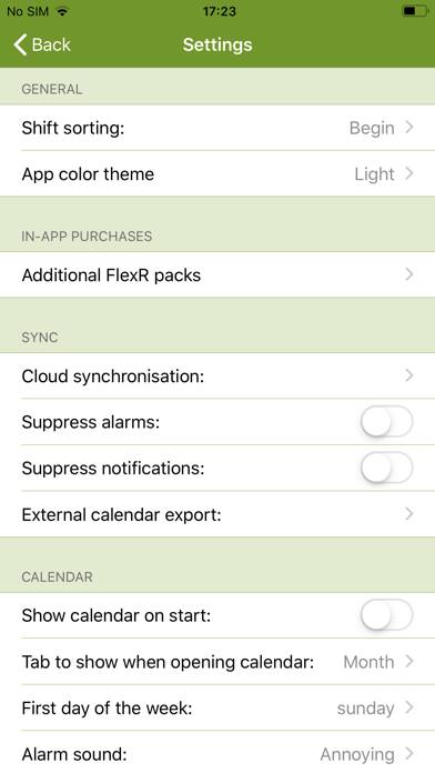 FlexR (Shift planner) Captura de pantalla de la aplicación #3