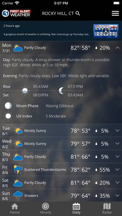 WFSB First Alert Weather App screenshot #3