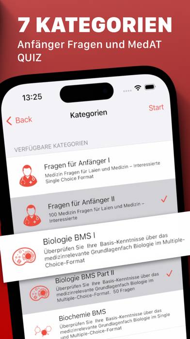 Medizin Quiz App screenshot #2