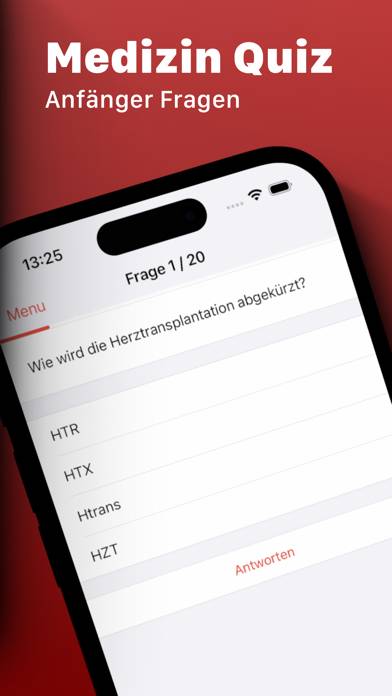 Medizin Quiz App-Screenshot #4
