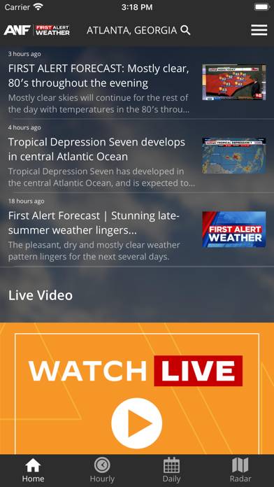 ANF First Alert Weather App screenshot #2