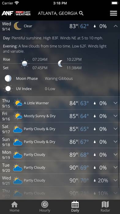 ANF First Alert Weather App screenshot #4