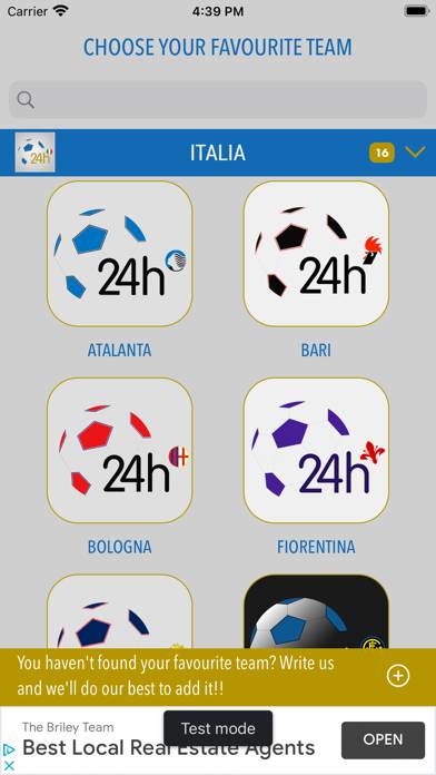 Calcio 24h App screenshot #1