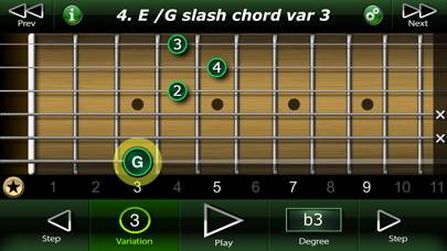Slash Chords on Guitar Captura de pantalla de la aplicación