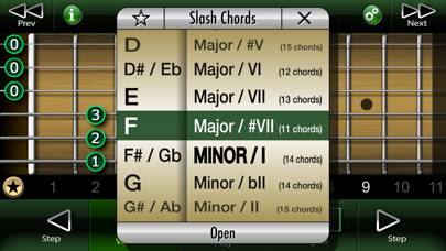 Slash Chords on Guitar Captura de pantalla de la aplicación