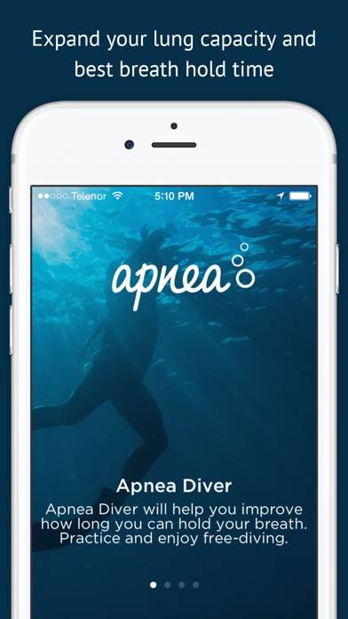 Apnea Diver App skärmdump #1