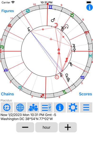 Astrological Charts Pro Captura de pantalla de la aplicación #1