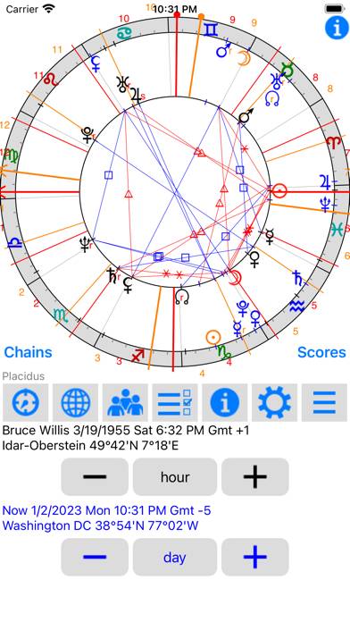 Astrological Charts Pro Captura de pantalla de la aplicación #4