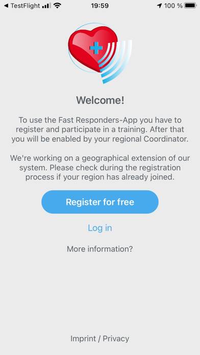 Fast Responders App screenshot #1