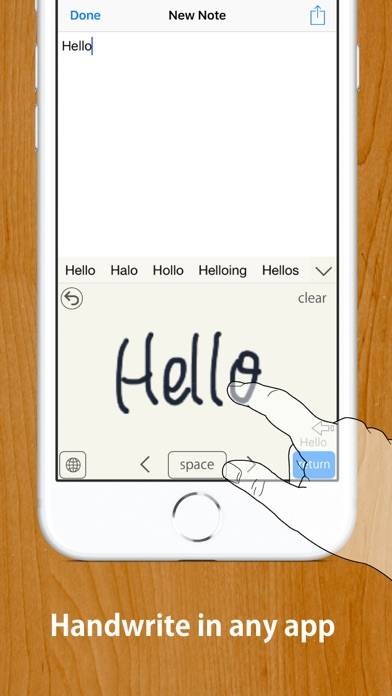 Handwriting Keyboard screenshot