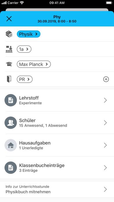 Untis Mobile App-Screenshot #3