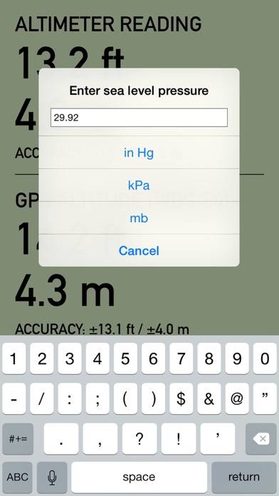 Pro Altimeter Captura de pantalla de la aplicación #5