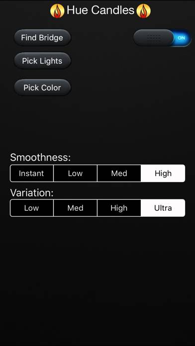 Hue Candles App screenshot