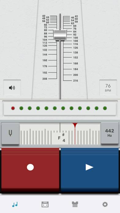 Music Practice Tool Captura de pantalla de la aplicación