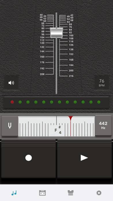 Music Practice Tool Captura de pantalla de la aplicación